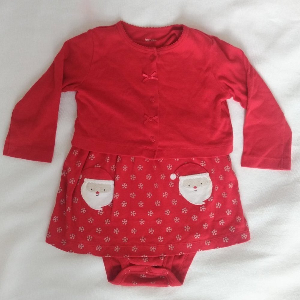 Carter’s Christmas Holiday dress and cardigan set 12 months